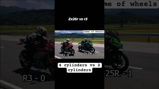 Download lagu Kawasaki ZX25R vs yamaha R3 drag race mp3