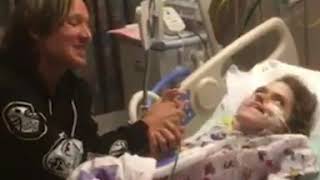 Keith Urban sings to a fan in hospital!  (EMOTIONAL)