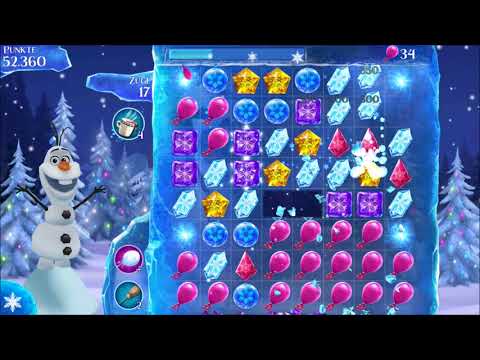 Disney's Frozen Free Fall by Disney winter challenge 2017 Gameplay