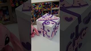 Caja sorpresa para el día de la madre 💜 Soy Maria Zapata #regalos #craft #diycraft #díadelamadre