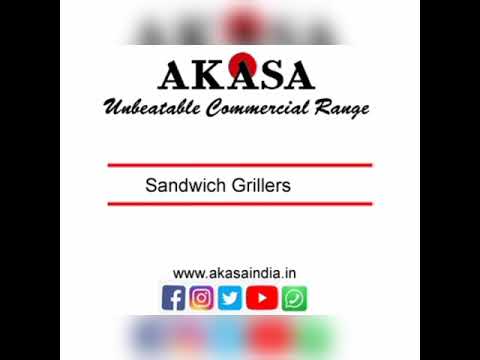 Akasa indian two jumbo sandwich griller, model name/number: ...