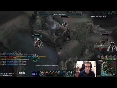 TSM Bjergsen - Taliyah vs Anivia Mid - NA SoloQ (SEASON 8)