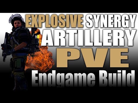 "Explosive Synergy" Endgame Artillery Build Guide - The Division 2