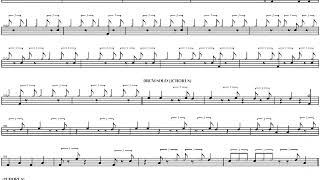 C JAM BLUES - DAVE GRUSIN | Drum Score, Drum Sheet Music