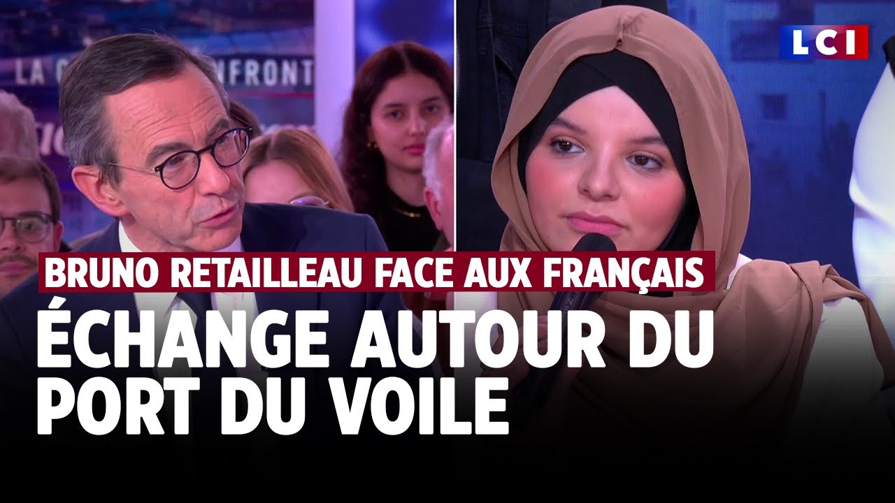 Échange entre Bruno Retailleau et Lilia Bouziane autour du port du voile｜LCI