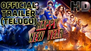 Happy New Year  Official Trailer (Telugu)  Shah Ru