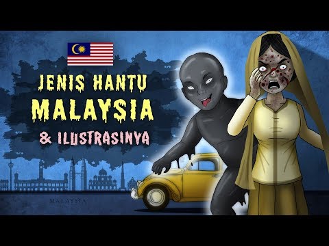 Jenis Hantu China & Ilustrasinya 中国鬼  Kartun Hantu 
