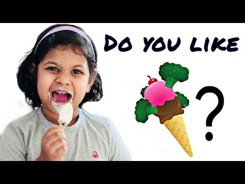 Do you like broccoli ice cream? Simple song with Nafeesa and Doll | kids songs