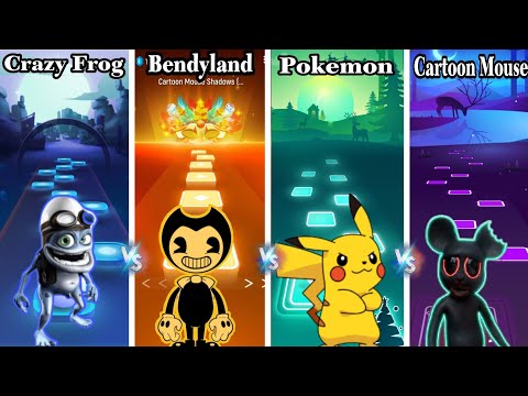 Crazy Frog VS Bendyland VS Pokemon VS Cartoon Mouse!!