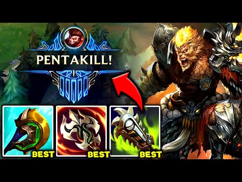 WUKONG TOP IS A FANTASTIC TOPLANER! (PENTA KILL) - S13 WUKONG TOP GAMEPLAY! (Season 13 Wukong Guide)