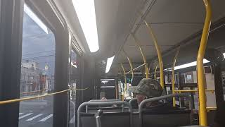 Onboard on the DDOT Bus #2552 New Flyer XE40 Xcelsior on Route 6 Gratiot to 8 Mile 