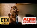 Alvin And The Chipmunks 2007 Theodore Sprays Cleaner In Dave S Eyes 4K 60FPS