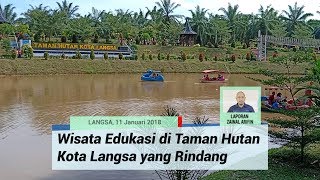 Wisata Edukasi di Taman Hutan Kota Langsa, Tempat Puluhan Spesies Hewan dengan Ribuan Pepohonan