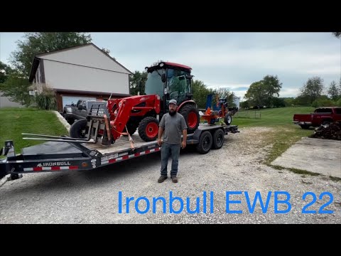 Ironbull EWB 22’ equipment trailer review, important details here!