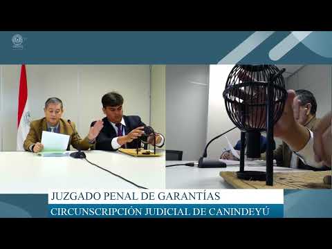 14/04/2026 -  Sorteo de Expediente del Juzgado Penal de Garantías Nº 2 de Saltos del Guairá