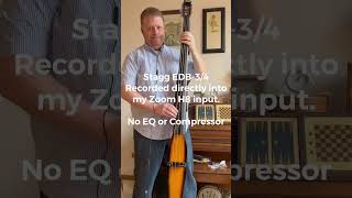Video thumbnail for Stagg EDB-3/4 electric upright bass by Donovan Pfeifer