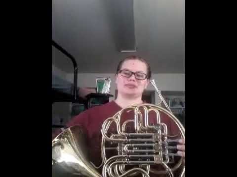 French Horn Warm Up Session Part 1