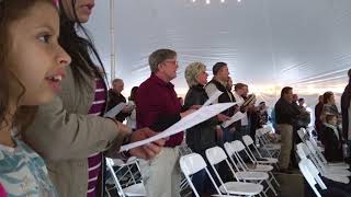 Worship Service at the Big Tent Revival at Lone Jack Baptist Church(4)
