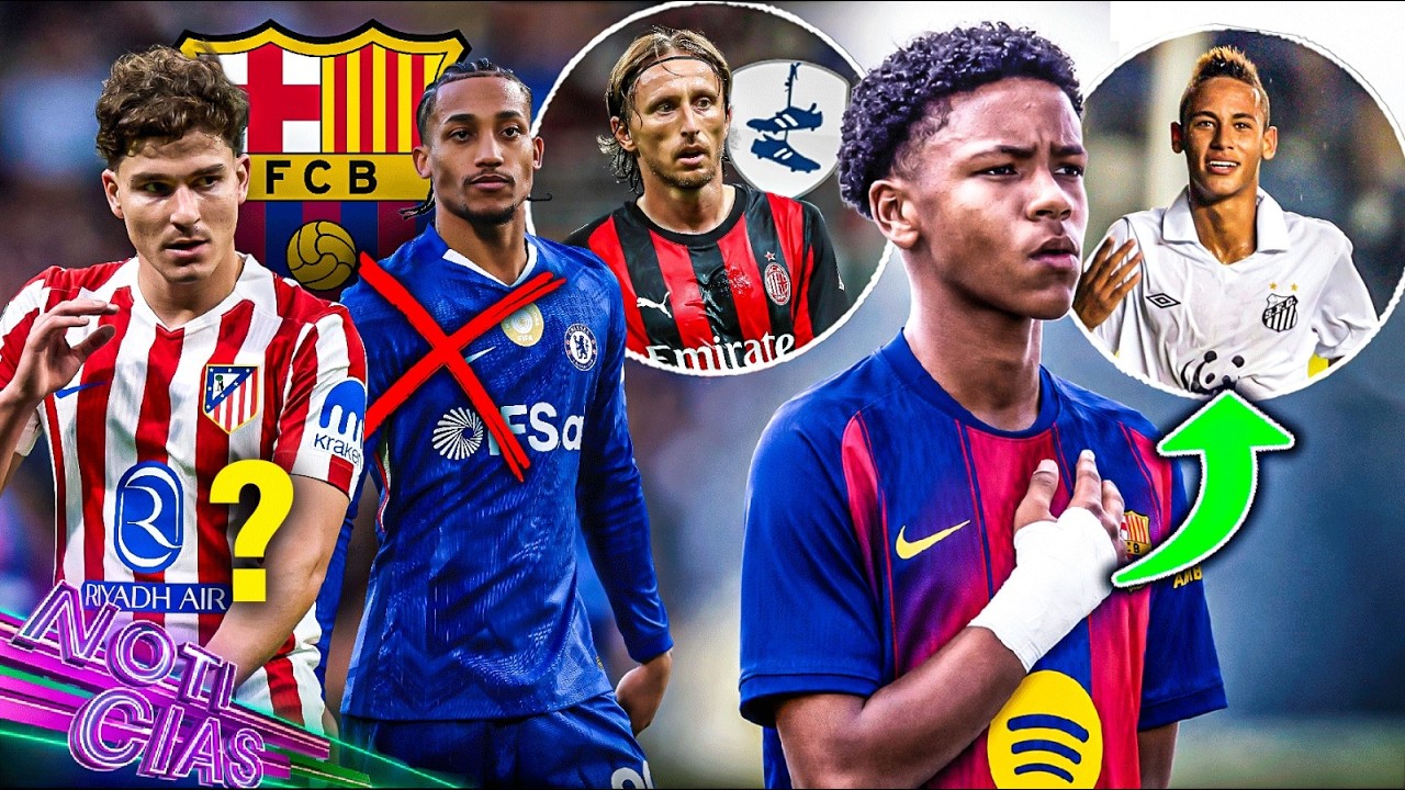 Barça va por "nuevo Neymar" | Modrić pone fecha a su retiro | ¡João no se mueve! ¿Y Julián?