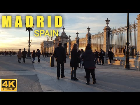 TOUR CURTO A PÉ EM MADRID 4K 2022.CATEDRAL DE LA ALMUDENA.