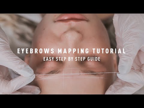 EYEBROWS MAPPING TUTORIAL | POWDER BROWS PROCEDURE EPISODE I
