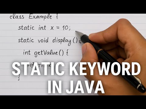 Parola chiave statica in Java | Con esempio di codice