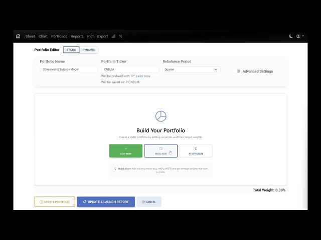 Build Your First Portfolio in 3 Minutes