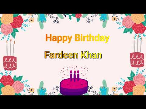 Fardeen Khan Happy Birthday l Happy Birthday To You Fardeen Khan l Birthday ninja
