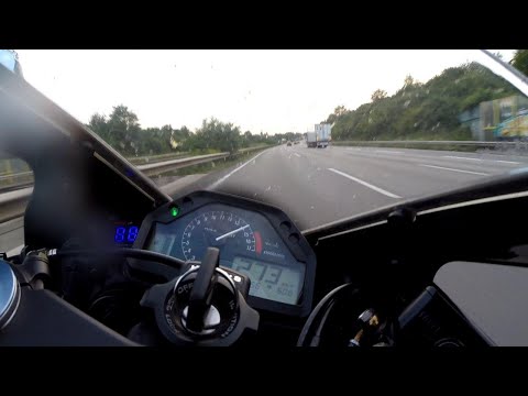 Honda CBR 600 RR - Autobahnsession A7 Kasseler Berge (Kassel - Kirchheim)