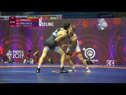 1/8 GR - 80 kg: J. SARKKINEN (FIN) v. B. KOBULADZE (GEO)