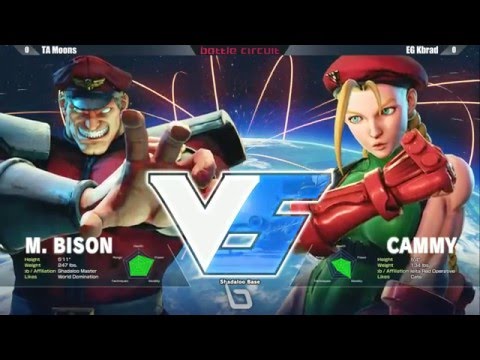 Street Fighter 5 Tournament: Next Level Battle Circuit V.5 - TA Moons (M. Bison) vs EG KBrad (Cammy)