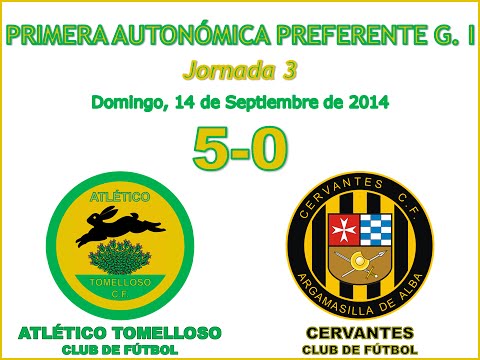 Video Resumen ATLÉTICO TOMELLOSO-CERVANTES