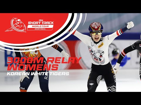 White Tigers Strike Ahead | 3000m Women Team Relay Final | Montreal 2025 | #ShortTrackWorldTour