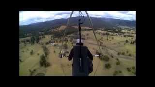 preview picture of video 'Hang Gliding Beechmont 2014 Aug 9'