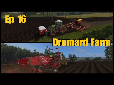 Let's Play Farming Simulator 17 PS4: Drumard Farm, Ep 16