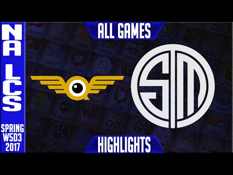 Fly Quest vs TSM Highlights All Games - NA LCS W5D3 Spring 2017 - FLY vs TSM All Games
