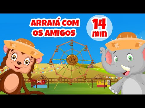 Arraiá com os Amigos da Giramille - 14 min | Desenho Animado Musical