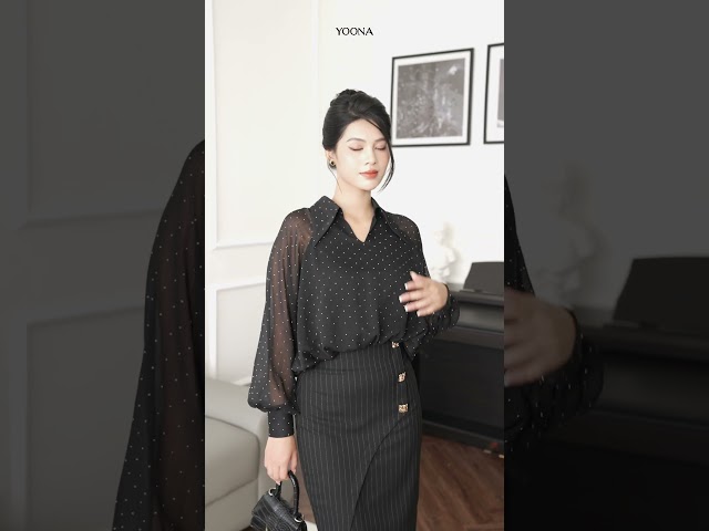NT8B070 - Chân váy twill silk