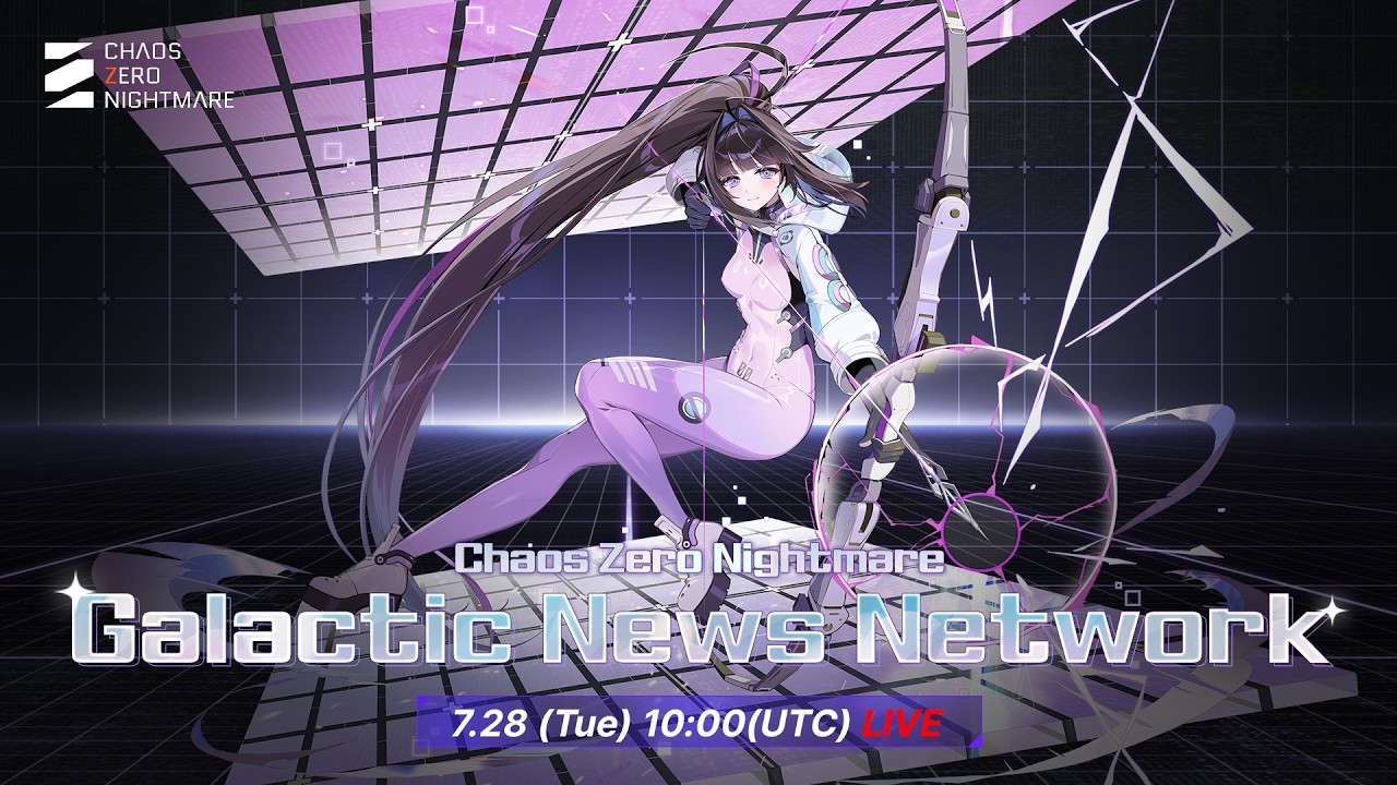 The Galactic News Network Live briefing for Galactic Disaster Season 4, the July 27 broadcast that carried the CZNS40729START coupon two days before the season went live.