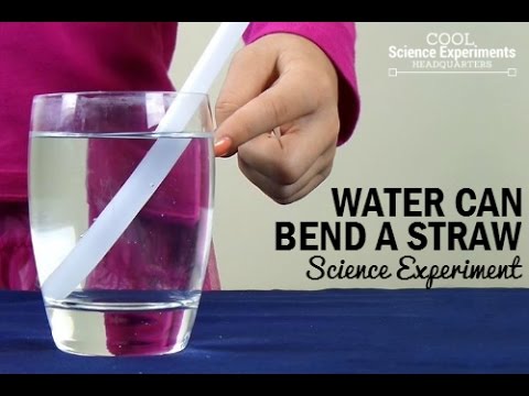 How Water Bends a Straw Science Experiment