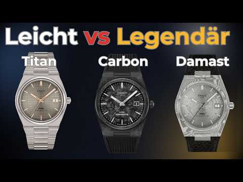 Tissot PRX 38 mm Kaufberatung: Titan vs. Damast vs. Carbon