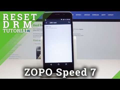 How to Remove DRM Licenses in Zopo Speed 7 - Reset DRM