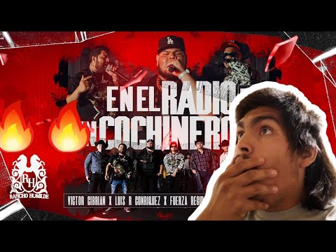 Victor Cibrian x Fuerza Regida x Luis R Conriquez La Decima Banda- En El Radio Un Cochinero REACTION