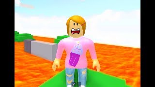 Roblox The Floor Is Lava With Molly! - The Toy Heroes Games