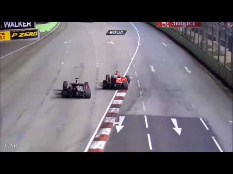 All crashes between Hamilton and Massa in 2011 season