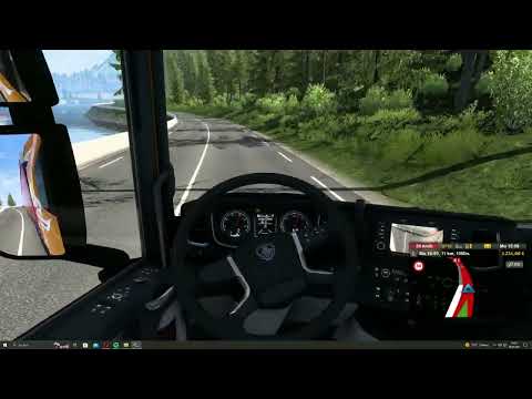 Euro Truck Simulator 2 Grand Utopia Map on the road there in France