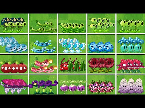 Random 20 Teams, 3 Plants Each! - Which Team Will Win? - PVZ 2 Team Plant vs Team Plant