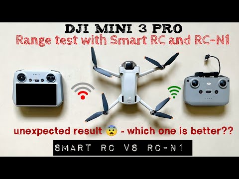 DJI MINI 3 PRO - SMART RC vs RCN1 Range test in crowded city | Which RC should you choose?? #500m