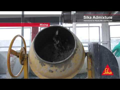 How to prepare sika concrete admixture
