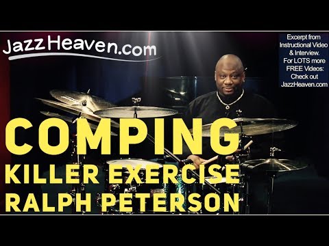 Ralph Peterson *Jazz Drumming* Video: KILLER Comping & Syncopation Exercise JazzHeaven.com